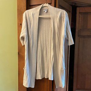 Croft & Barrow Short-Sleeved Cardigan
